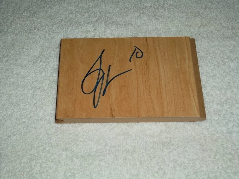 Greg Monroe Hand Signed Floorboard NBA Detroit Pistons Floor Board Basketball - Image 1 of 1