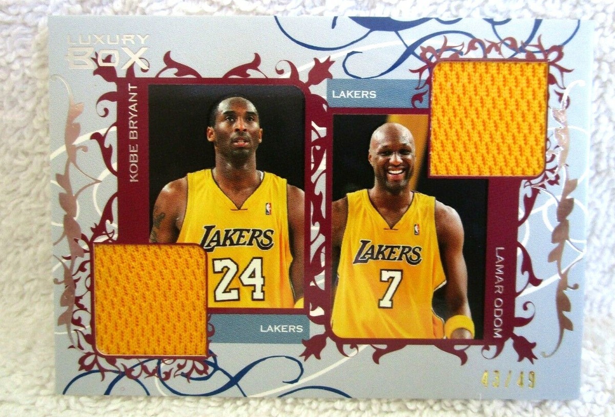 Kobe Bryant/L. Odom 2006-07 Topps Luxury Box Dual Jersey Patches 