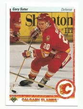 GARY SUTER 1990-91 UPPER DECK CARD NM-MT+/NM-MT CONDITION