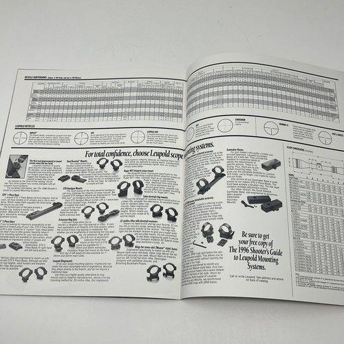 1996 Leupold Field Spotting Scopes Binoculars Sales Brochure Catalog Accessories - Picture 10 of 13