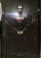 MAN OF STEEL Authentic 27x41 D/S Movie Poster.