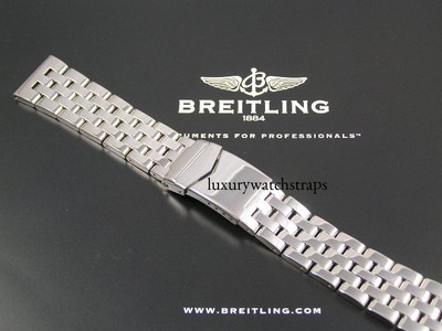 Montre Acier Bracelet Sangle pour BREITLING NAVITIMER CHRONOMAT tous les 20  22 mm montres | eBay