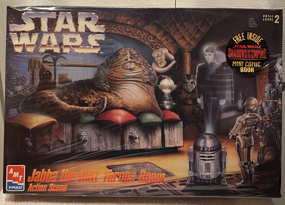 2x Star Wars AMT models Jabba Throne Room + Encounter With 2x Star Wars AMT models Jabba Throne Room + Encounter With