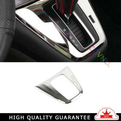 Console Gear Shift Frame Cover Trim 1* For Honda CRV CR-V 2012-2016 Chrome Steel