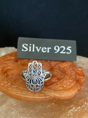 Massiver Silber Hand von Fatima Siegelring