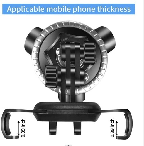 Vomolo Cup Holder for Car Phone Mount Automobile Cradle Compatible with Phones - Photo 6 sur 9