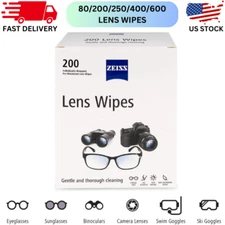 Zeiss- Pre-Moistened Lens Cleaning Wipes, 200 Count Anti-Reflective Coating New