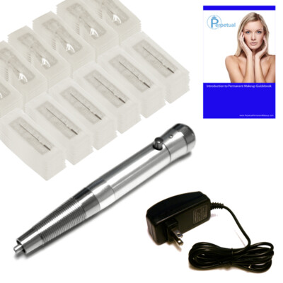 PMU Machine Permanent Makeup Kit Tattoo Eyebrow Pen Machine 50 Needles Tips