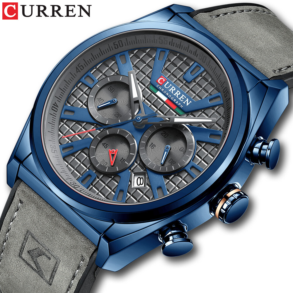 Curren Latest Watch For Mens 2019 CURREN Men Watch Chronograph