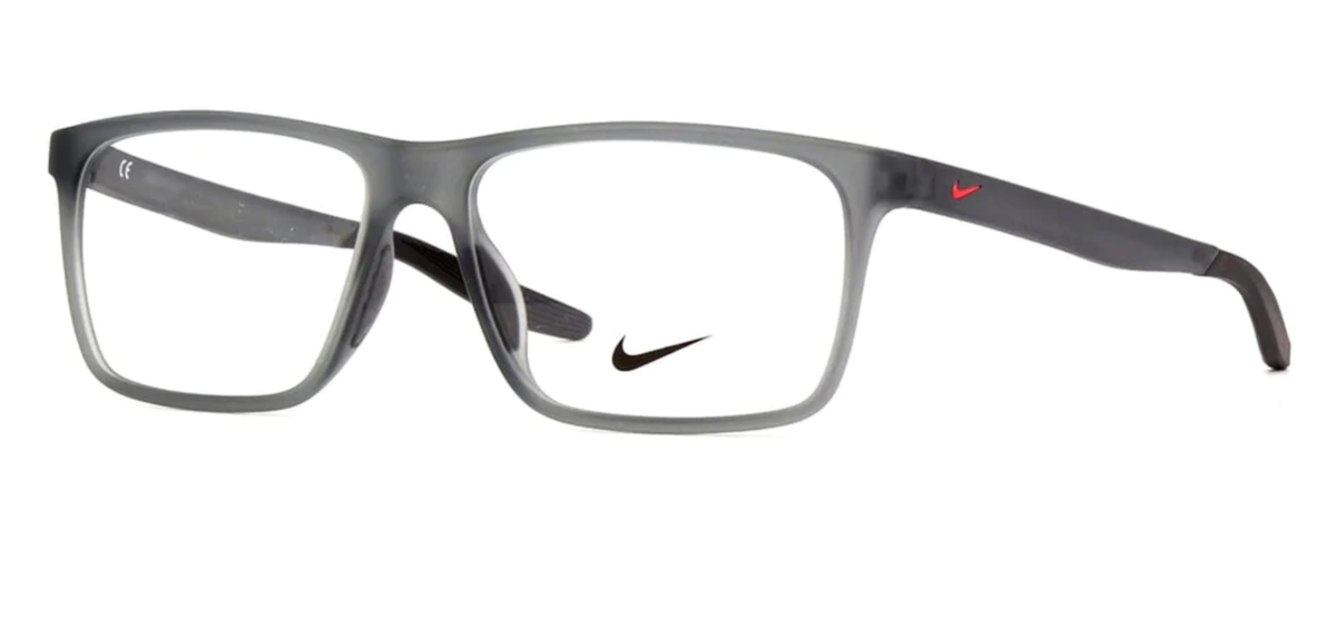 New Nike Reading Glasses 7116 061 56-15 140 Matte Dark Grey Frames
