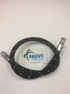 Propane Hose (LPG); 34" w straight 3/8 tube hose ends both ends (N8-1110)