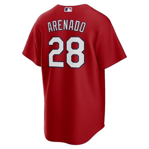 Men Nike St. Louis Cardinals Arenado 28 Alternate Replica Jersey Sz XL Red White - Picture 21 of 24