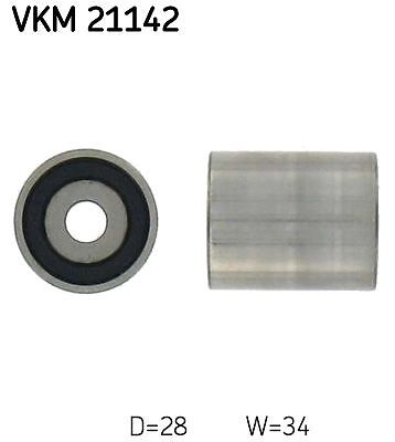 SKF VKM 21142 Umlenk-/FüHrungsrolle, Zahnriemen FüR Audi Ford Seat Skoda VW-image