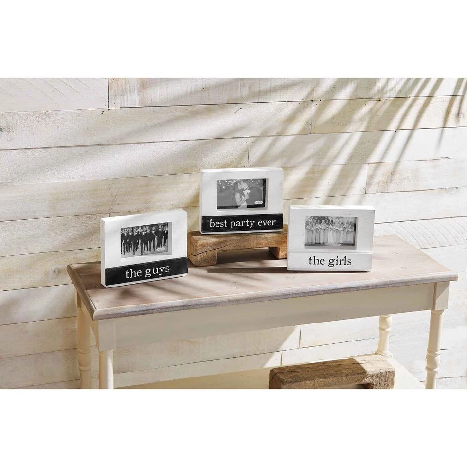 Marco bloque Mud Pie boda fiesta "The Guys" padrinos de boda - 7" x 9" (sostiene capacidad para 4" x 6") Foto 2 de 2