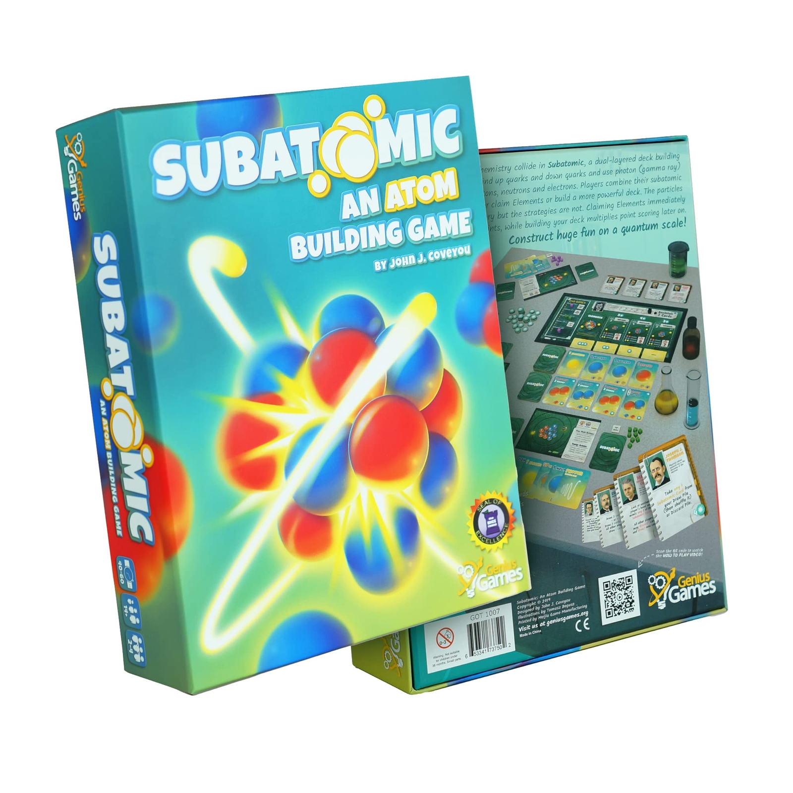 Explore Chemistry with Subatomic: Atom Building Game 2nd Edition on Elements & Electrons