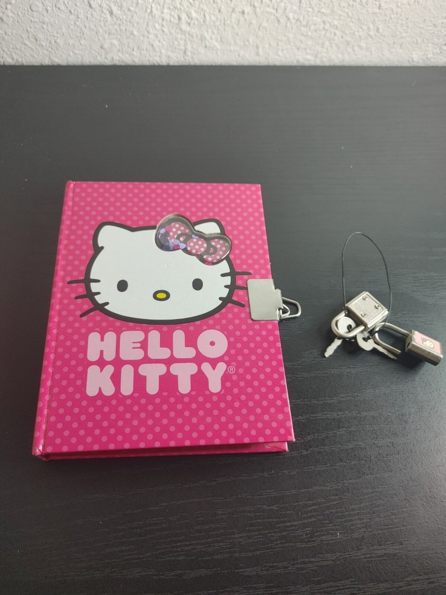 Hello Kitty Sanrio Journal With 2 Locks And Keys. Used. | eBay