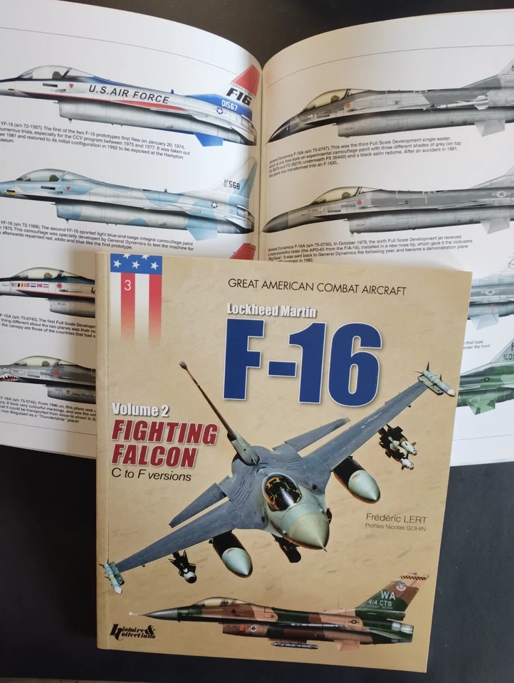 Histoire & Collections F. Lert F-16 Vol. 1 e 2 164 pag. totali Lingua Inglese - Immagine 2 di 3