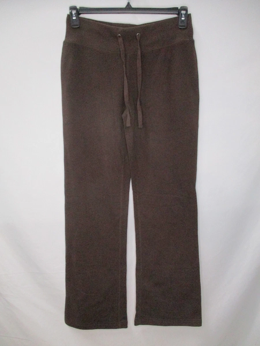 Tek Gear Womens Pants Small Brown Drawstring Waist Flat Front