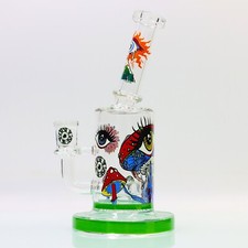 2025 New 1x Fantastick Mushroom Handmade Glass Bong High Quality Gift