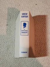 GREAT CAPTAIN-By Honore Morrow-1927-1930-HC-EX-Forever Free
