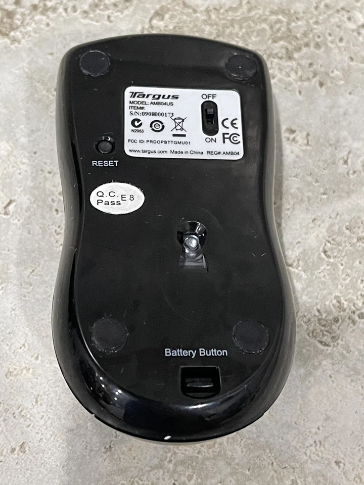 Targus Optical Bluetooth Wireless Laptop Mouse AMB04US Retro - Image 4 of 4