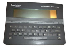 Franklin Language Master LM-2000 1987 Dictionary Thesaurus with Manual TESTED