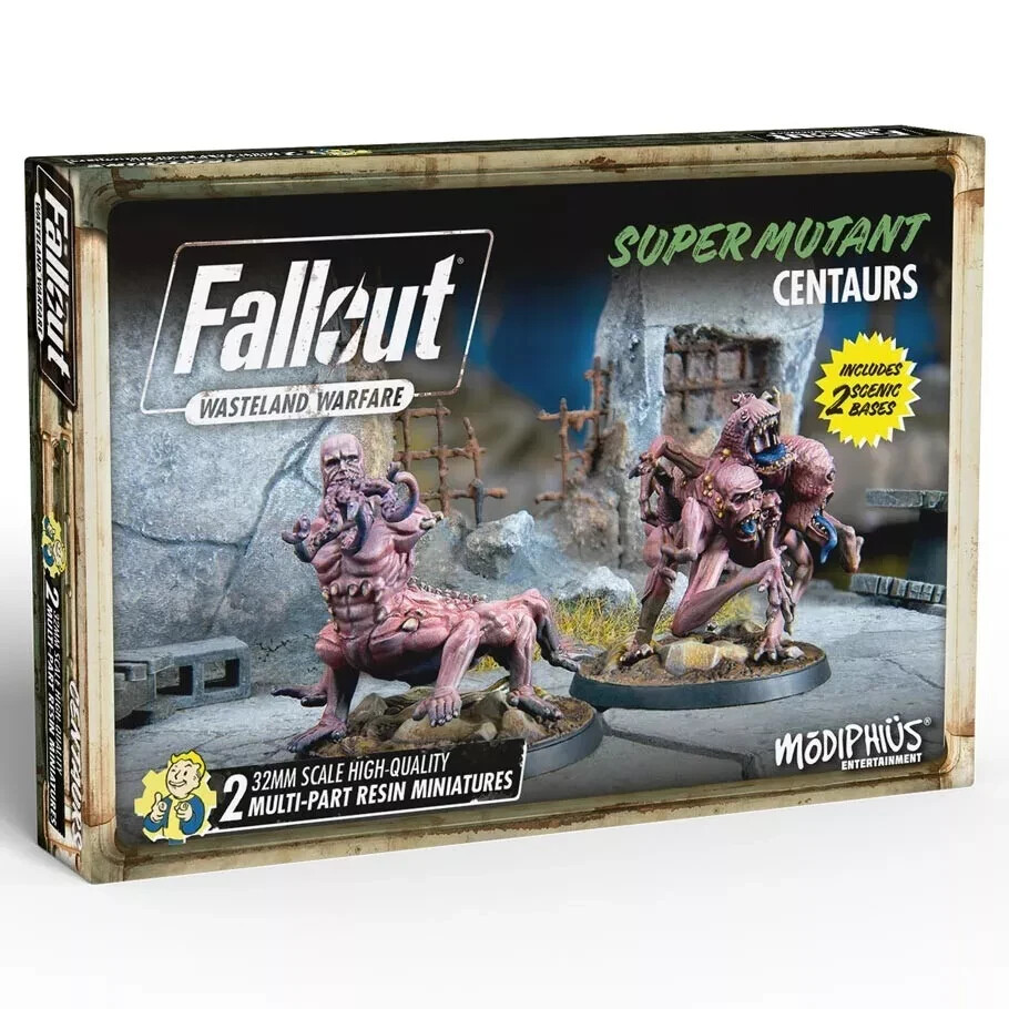 Fallout Wasteland Warfare Super Mutant Centaurs NIB -clearance- | eBay