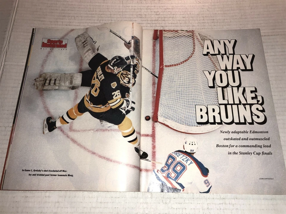 1988 Sports Illustrated Edmonton Oilers WAYNE GRETZKY No Label STANLEY CUP Class - Image 4 of 4
