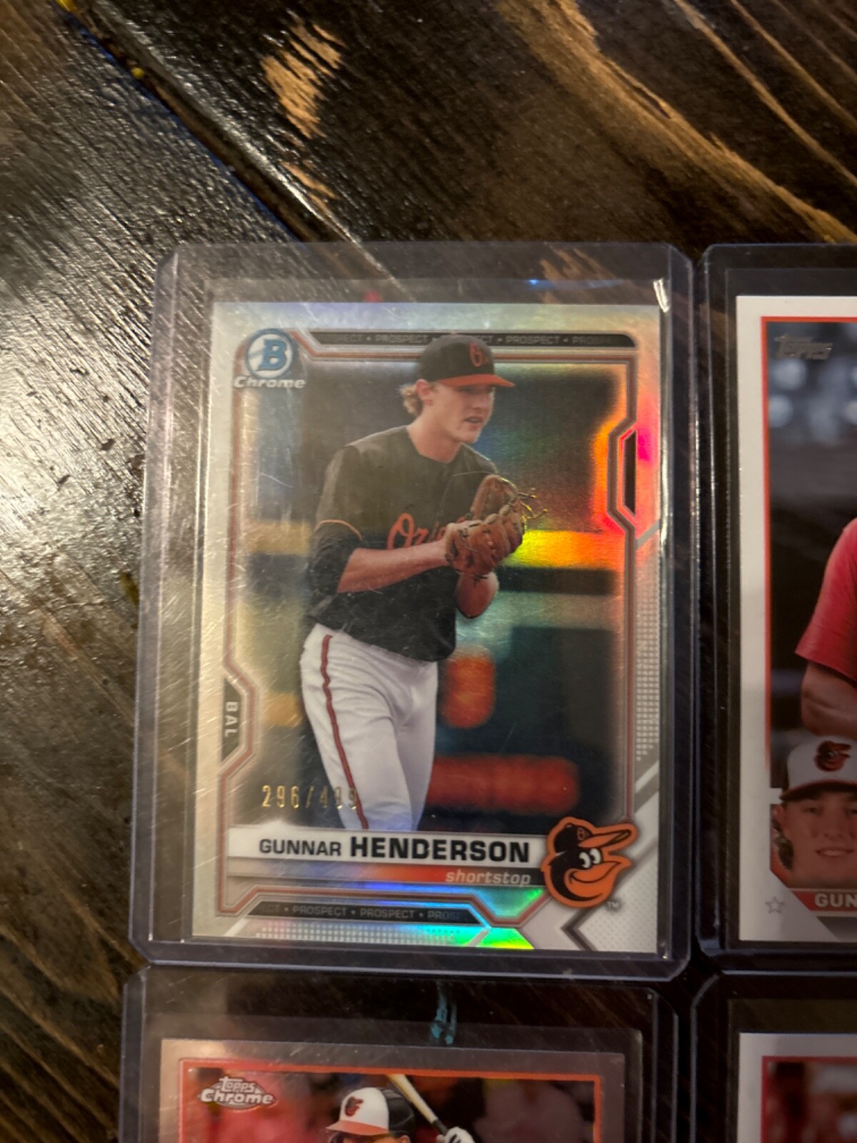 2021 Bowman - Chrome Prospects Refractor #BCP-49 Gunnar Henderson /499 (RC)