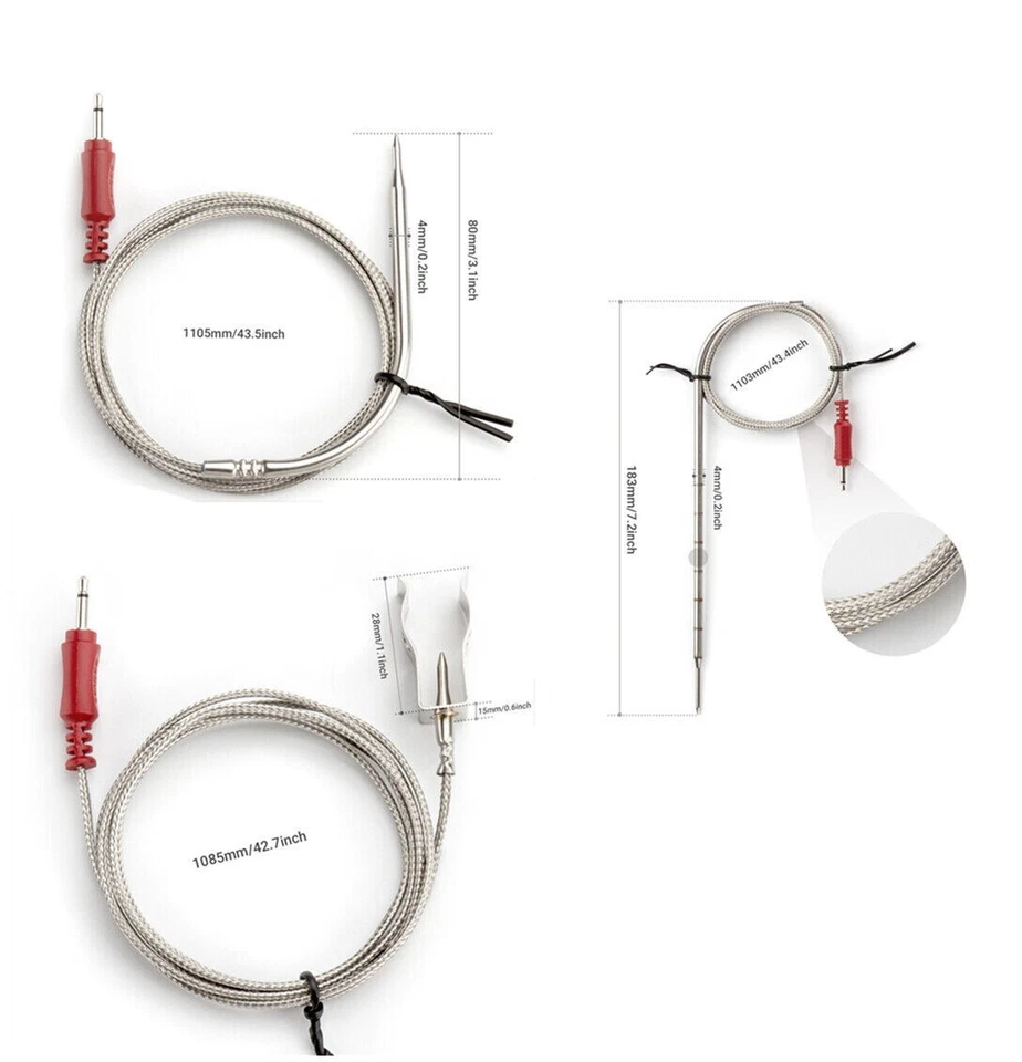 INKBIRD Original Replace Probe Sensor for WIFI BBQ Oven Controller ISC-007BW C/F