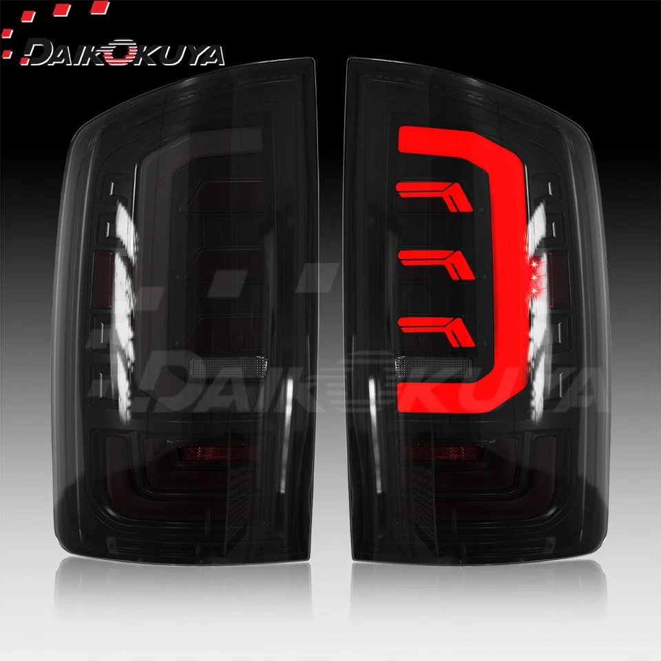 Luces traseras LED para Dodge Ram 1500 2002-06|03-06 2500/3500 con animación de arranque Foto 2 de 4