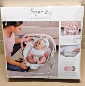 Ingenuity Cradling Bouncer Pink 2025