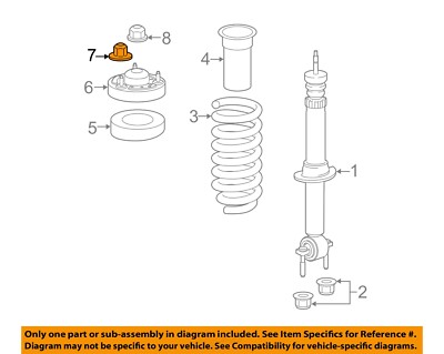 Ford OEM Suspension Strut Mount Nut W716771S440 Image 7 for sale