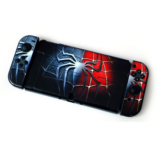 New Protection Case Grip Hard Thin Cover Shell Dockable for Switch OLED AU - Picture 17 of 83