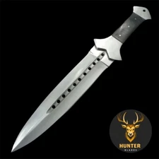 Hunter Full Tang Handmade D2 Steel Everyday Carry Survival Dagger Hunting Knife