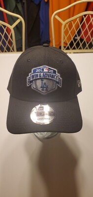 Los Angeles Dodgers MLB New Era 9forty 2020 Postseason Win and Advance hat 