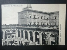 Greeting Postcard from Monte Cassino Central Courtyard at Pentecost ND71