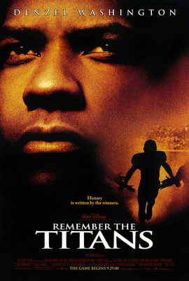 REMEMBER THE TITANS Movie POSTER 27x40 Denzel Washington Will Patton