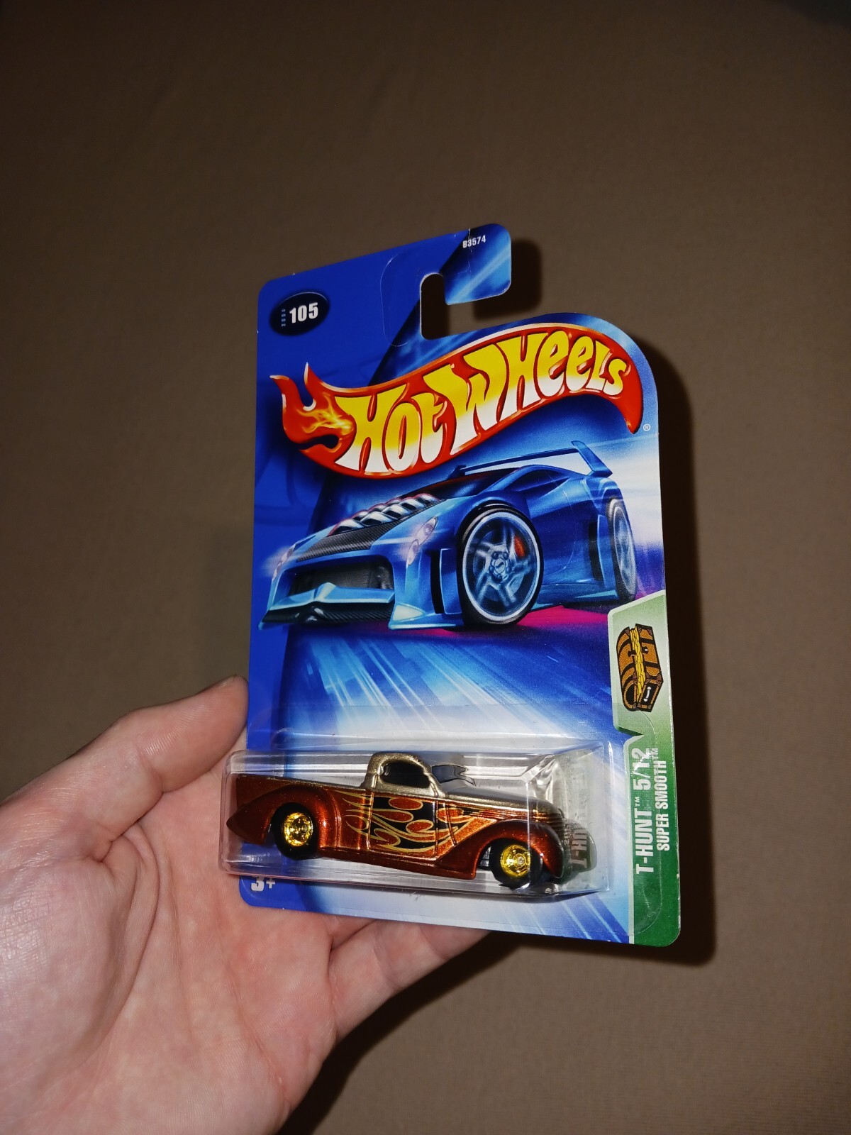 Hot Wheels 2003 Treasure Hunt 5/12 Super Smooth With Real Riders HTF 