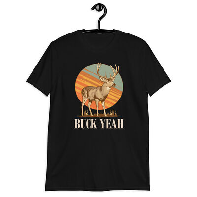 Buck Yeah Outdoors Funny Deer Hunting Short-Sleeve Unisex T-Shirt | eBay