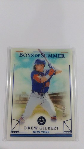 2024 Panini Boys of Summer Drew Gilbert Blue 52/99 NY Mets