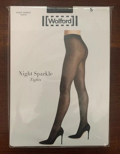 Wolford~ Night Sparkle Tights~ Black 