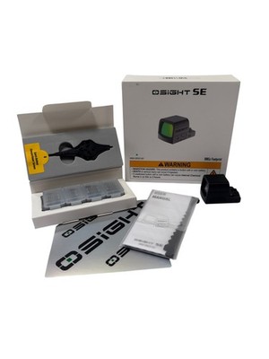 Osight SE 6 MOA Enclosed Optic Green Dot Handgun Sight