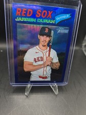 Jarren Duran - 2026 Topps Heritage - Blue Refractor /150 - Red Sox #15