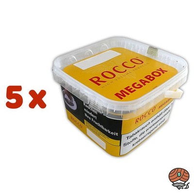 ROCCO Tabak / Volumentabak Gelb Megabox 5x 155g