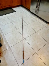 Vintage Garcia Conolon 8' Live Fiber Classic 409 Fishing Glass Pole USA 1-Owner