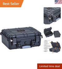 Portable All Weather Waterproof Camera Case With Foam,Fit Use of Drones,Camer...