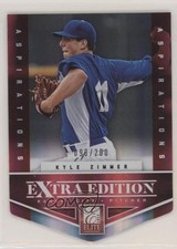 2012 Elite Extra Edition Aspirations Die-Cut 93/200 Kyle Zimmer #105 tj0