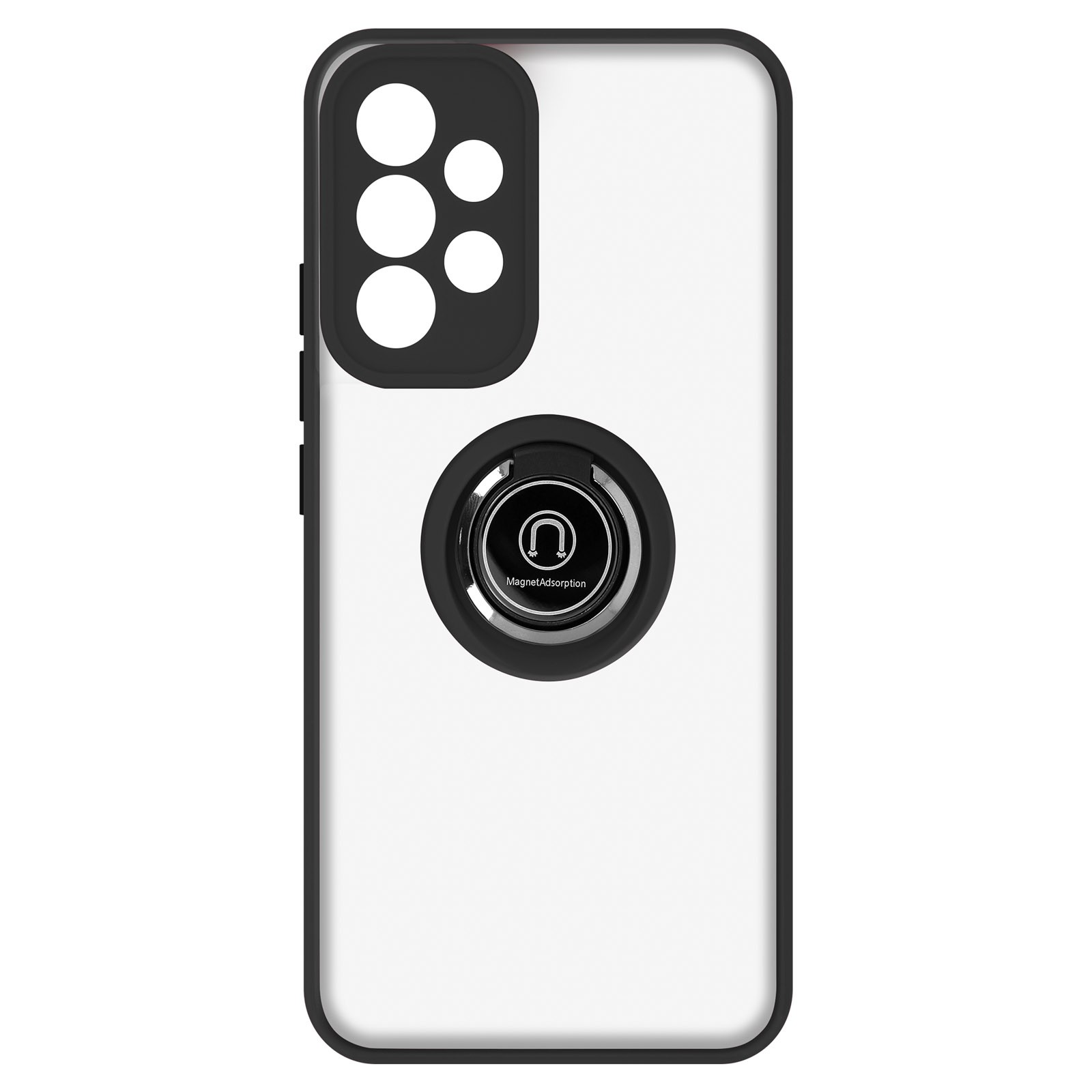 Coque de protection Galaxy A53 5G hybride rigide antichoc Avizar avec anneau