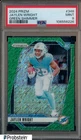 2024 Panini Prizm Football Green Shimmer Jaylen Wright #348 PSA 8.5